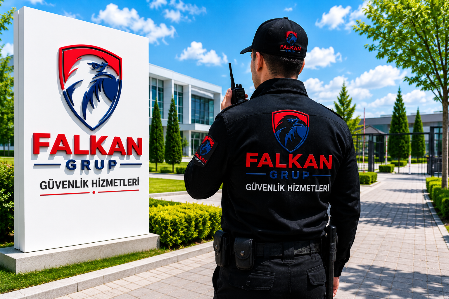 Falkan Güvenlik profesyonel güvenlik görevlisi